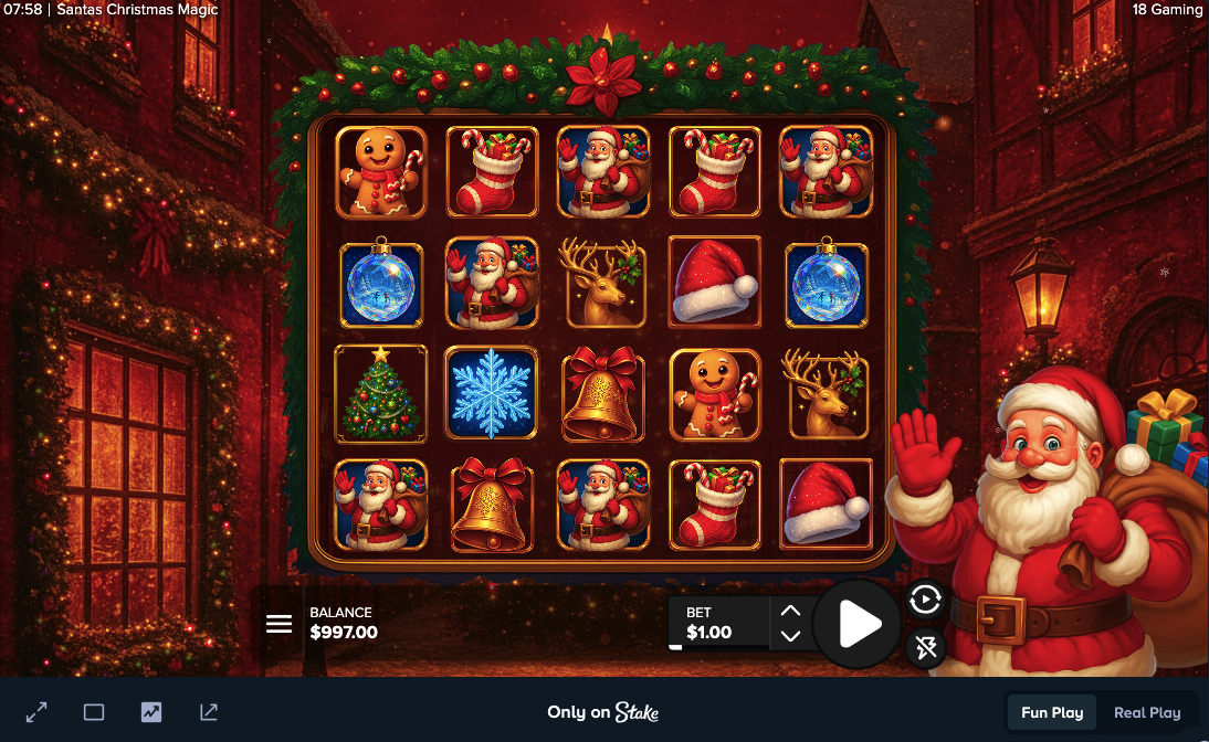 Santa's Christmas Magic on Stake